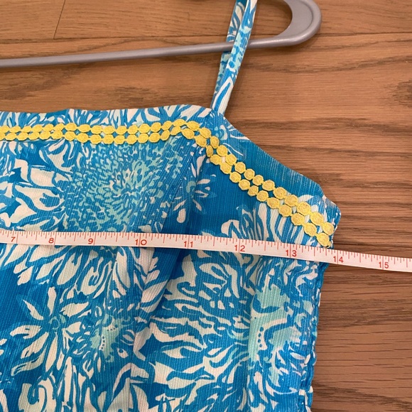 Lilly Pulitzer Blue and White Floral Mini Skort Dress, Size 2 - Picture 12 of 15